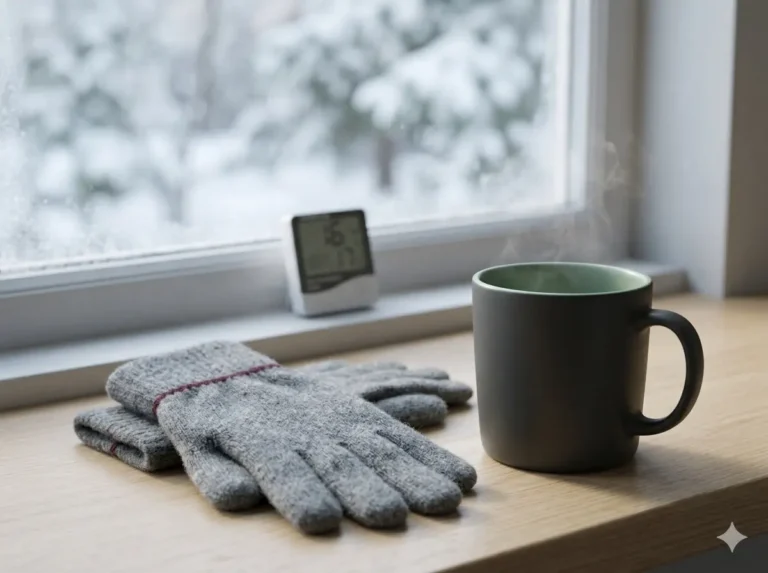 Cold Hands Are Not Always About the Weather shown as a clean mobile health explainer graphic with simple everyday objects.