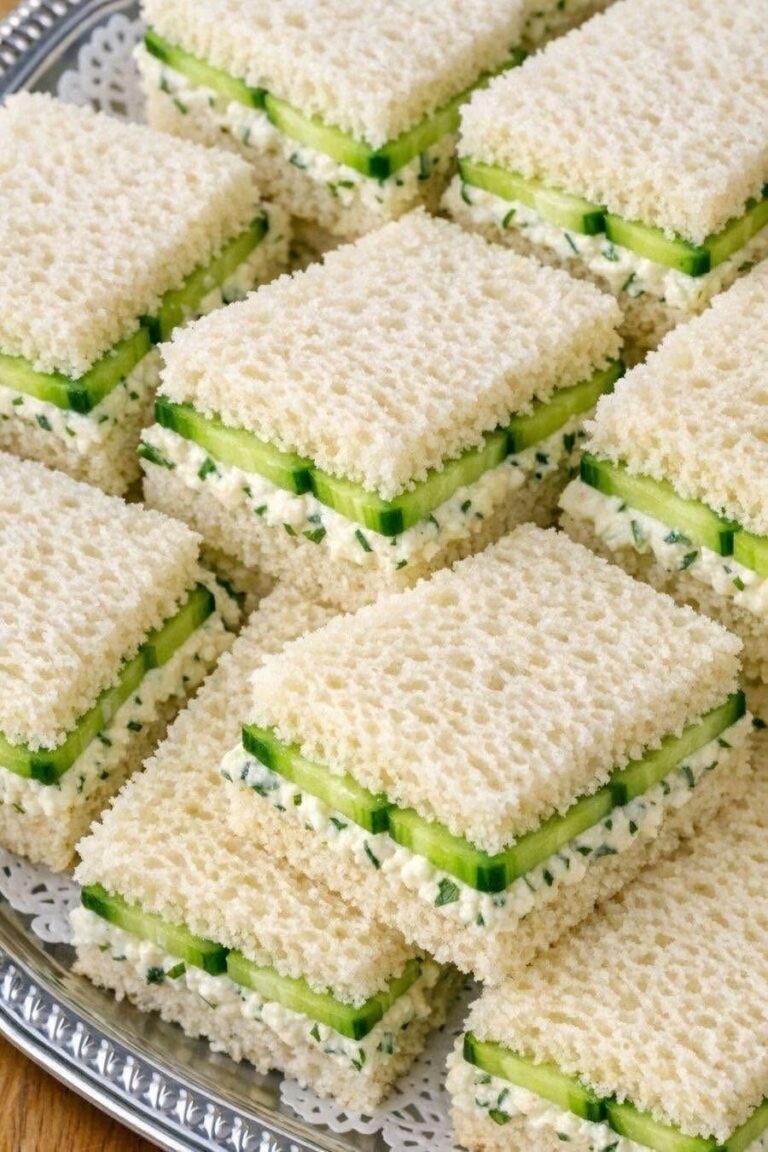 Southern 4-Ingredient Cucumber Tea Sandwiches