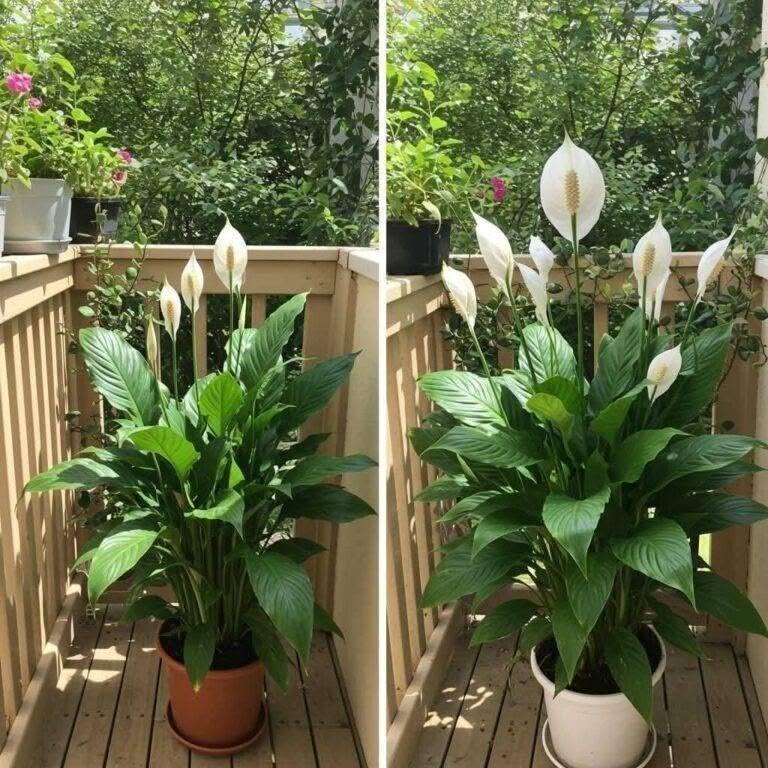 The 1-Cup Rice Water Trick That Makes Peace Lilies Bloom